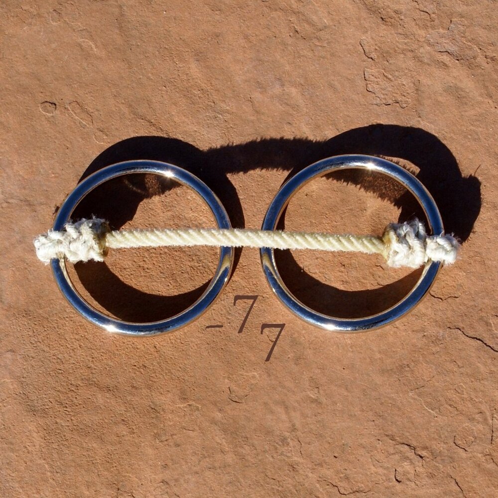 Handmade Nylon Lariat Rope Mouth O-Ring Snaffle Bit - Picture 3 of 4